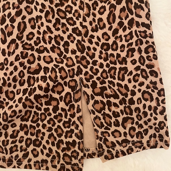 Pretty little thing brown leopard print dress - Picture 6 of 6